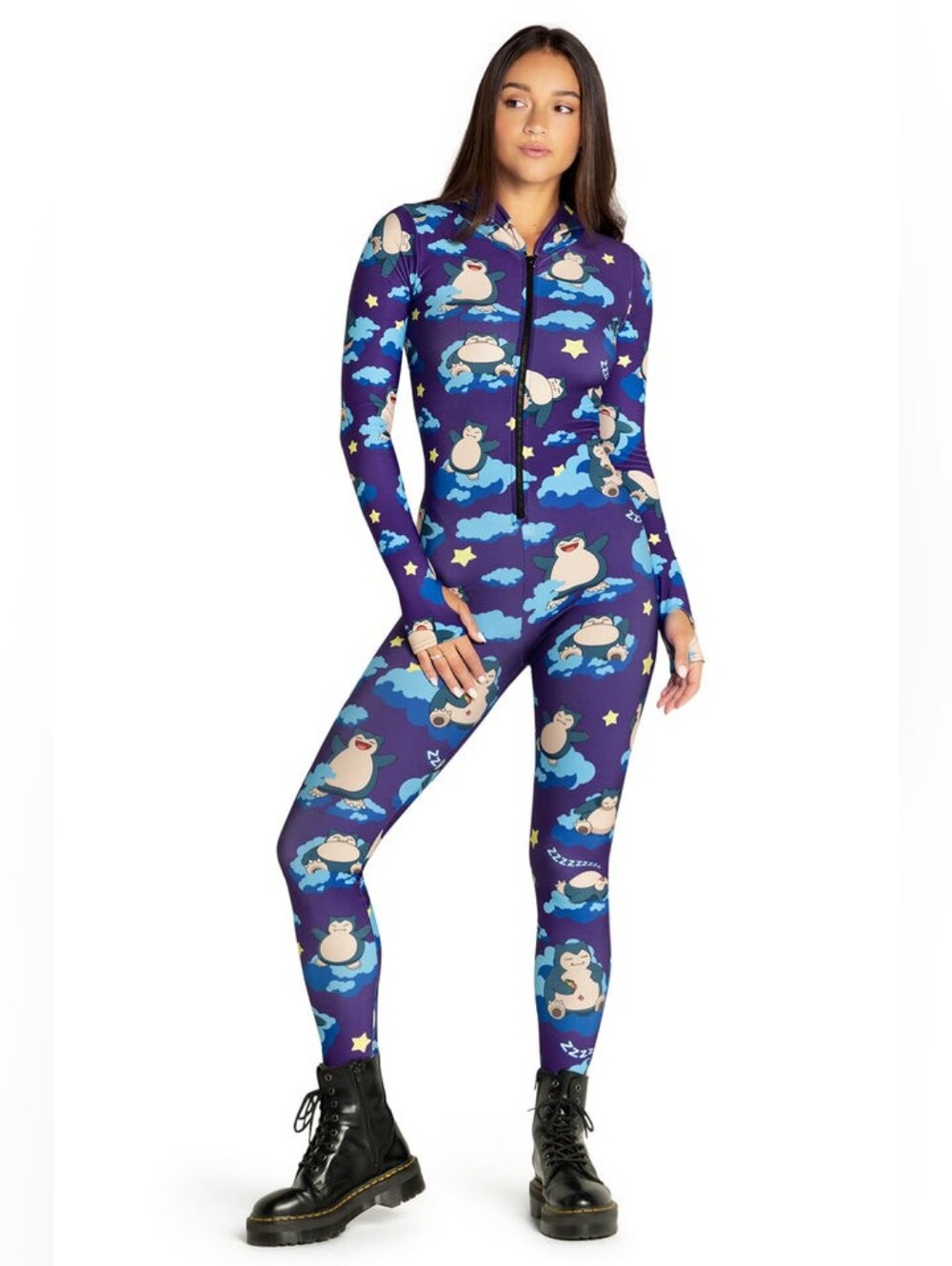 BlackMilk Clothing Snorlax Snoozing Snuggle Suit Hooded Small